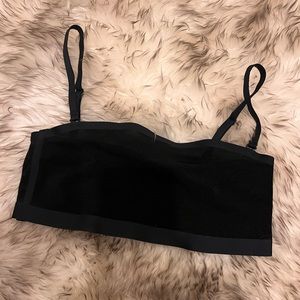 Skims straight neck see through bra Small